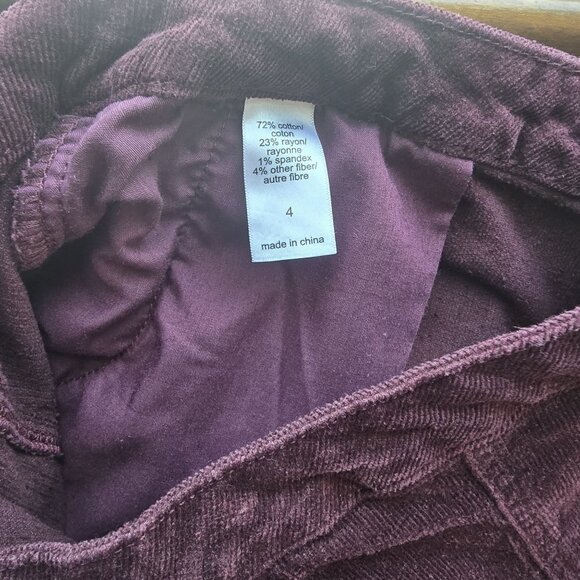 Maurices Burgundy Corduroy Button-Front Mini Skirt - Picture 6 of 8